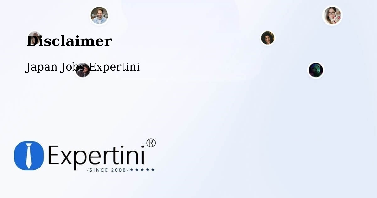 Disclaimer – Noshiro - Japan Jobs Expertini